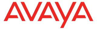a red and black logo